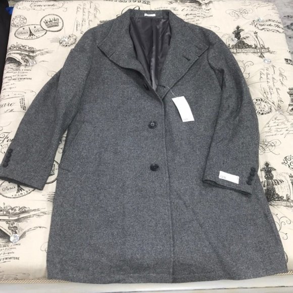 Nordstrom Rack Easton Basketweave Trim Fit Coat - Picture 5 of 8